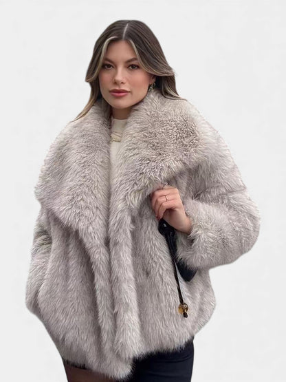 Venna Luxe Faux Fur Wintercoat