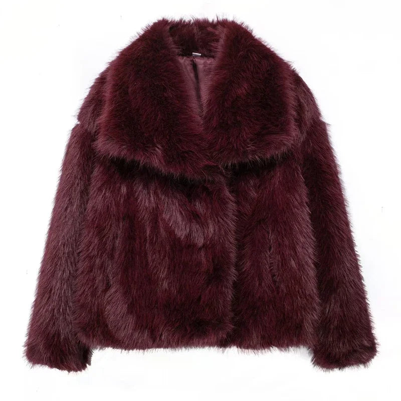 Venna Luxe Faux Fur Wintercoat