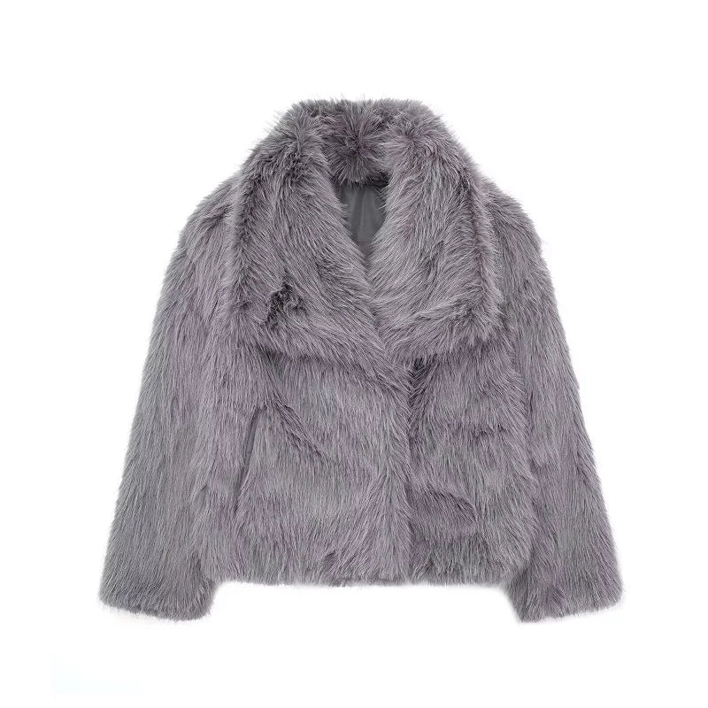 Venna Luxe Faux Fur Wintercoat