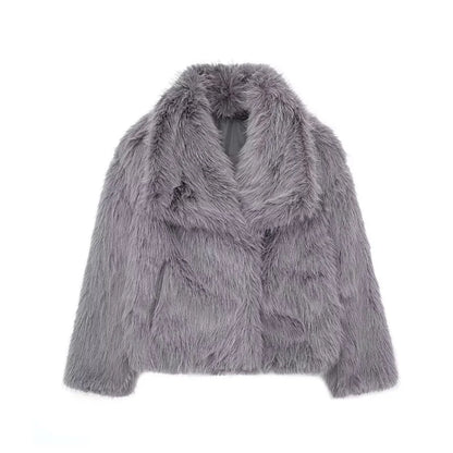 Venna Luxe Faux Fur Wintercoat