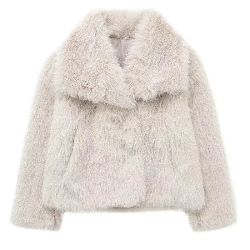 Venna Luxe Faux Fur Wintercoat