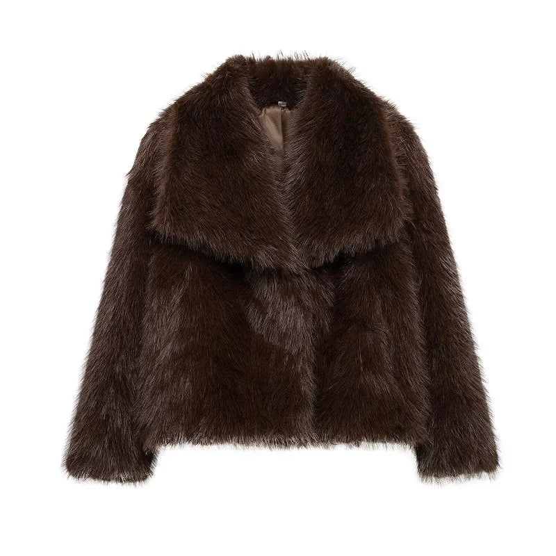 Venna Luxe Faux Fur Wintercoat
