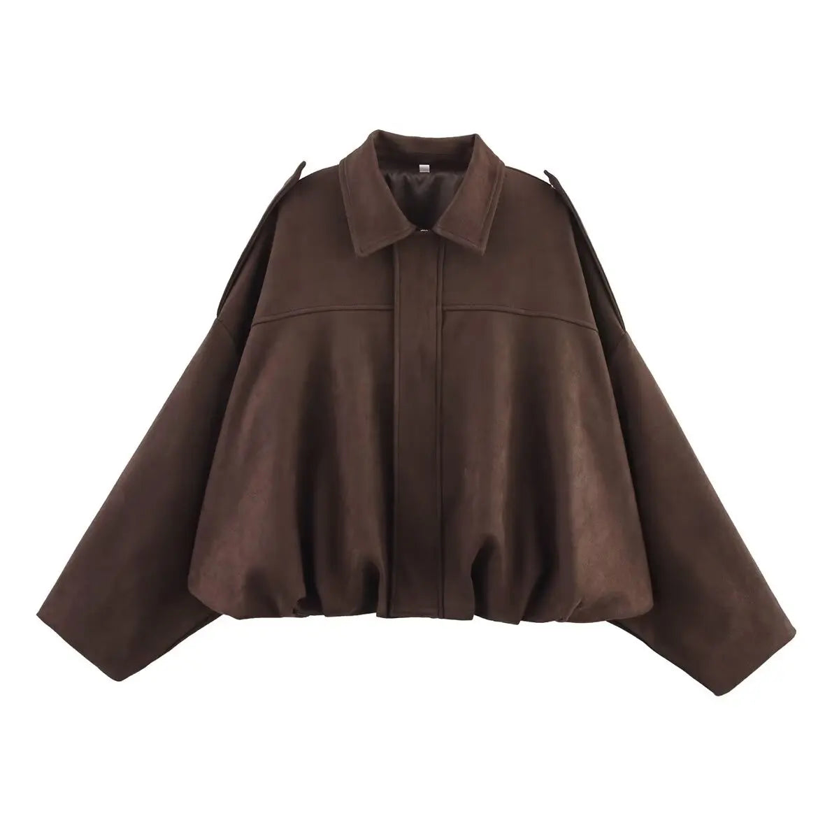 Venna Oversized Suede Jacket