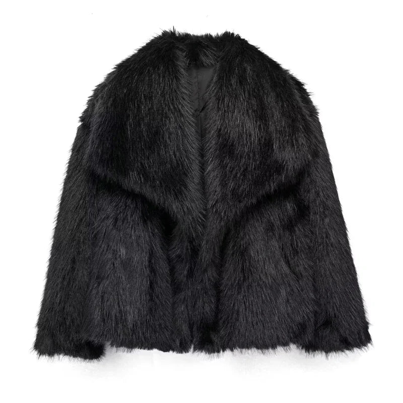 Venna Luxe Faux Fur Wintercoat